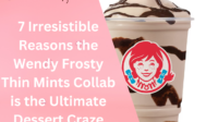 Wendy Frosty Thin Mints swirled dessert